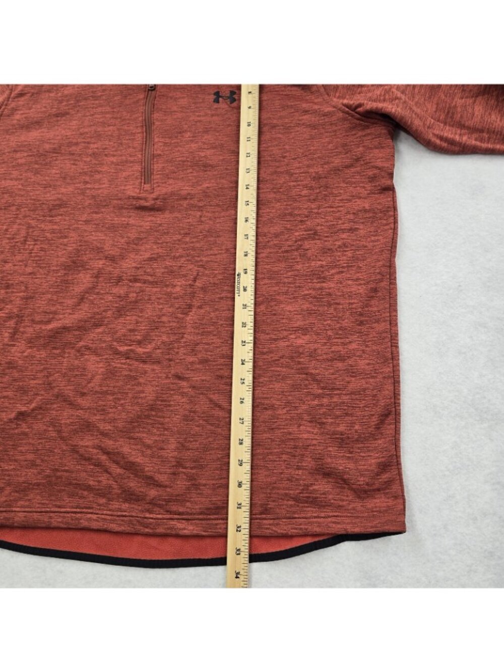 Under Armour Loose Fit Pullover Sweater Mens 3XLT Cold Gear 1/4 Zip Long Sleeve - Picture 7 of 7
